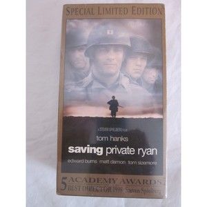 Saving Private Ryan VHS 2-Tape Set Special Limited Edition 2000 Tom Hanks SEALED